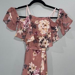 Maxi flower dress
